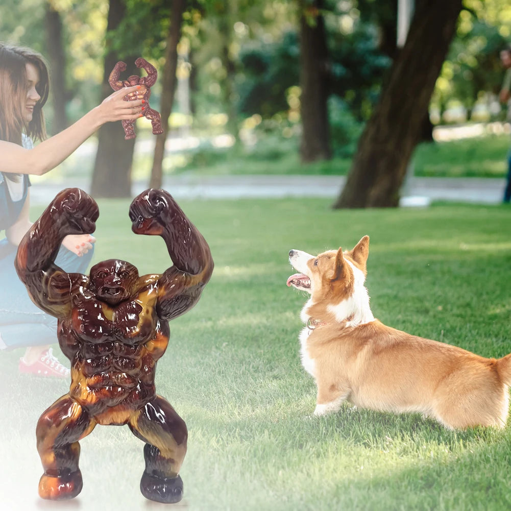 Gorilla Dog Toy Dog Teeth Grinding Toy Bite-resistant  Dog Toy Interactive Dog Toy for Medium/Large Dogs