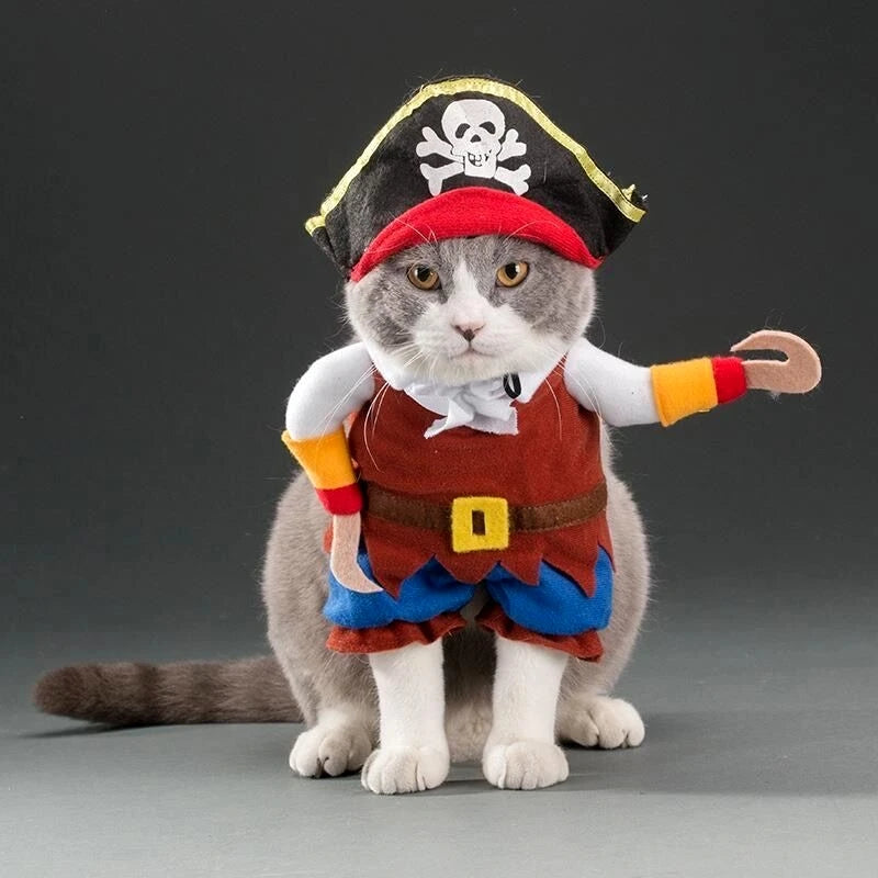 Funny Cat Clothes Dog Cat Cosplays Clothes Pet Jumpsuit Suit Dog Dress Chihuahua French Bulldog Dog Outfits Clothing