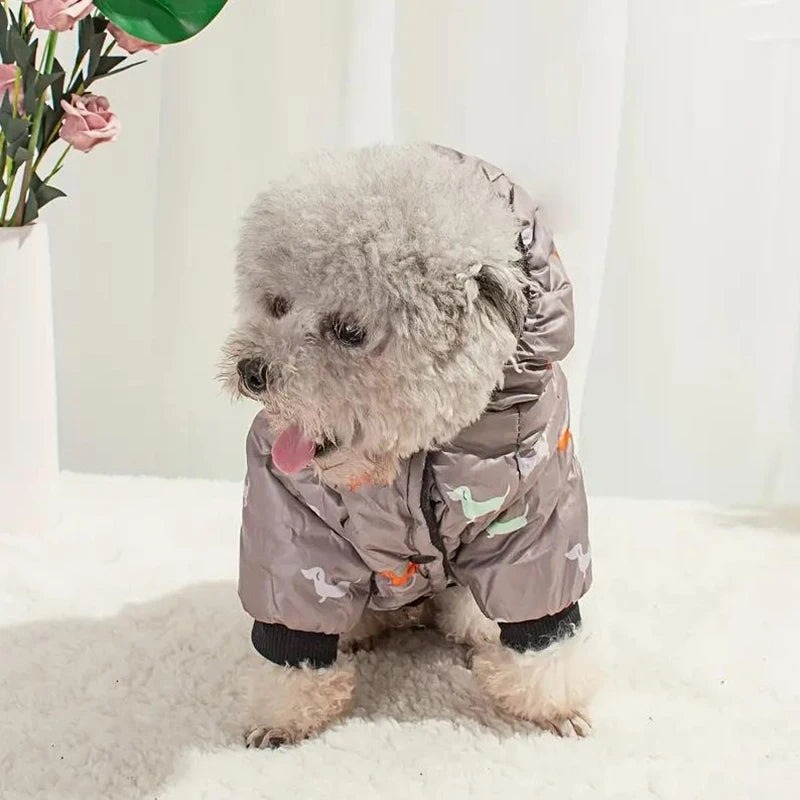 Autumn and winter pet clothing, Teddy bichon frise fleece, thickened and comfortable warm clothes, pet cat and dog supplies