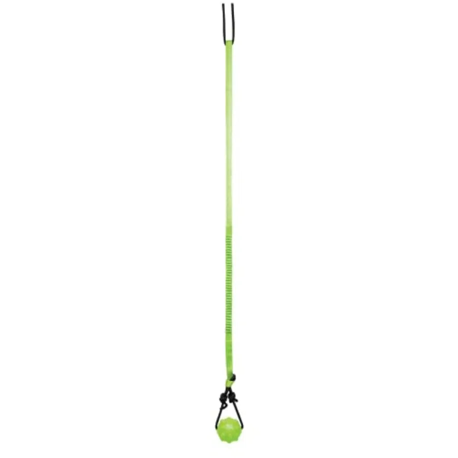 Tree Tugger for Dog Green Tuff Treader Dog Toy with Handle 6 Inches Red Model JTR23 All Breed Sizes-xq