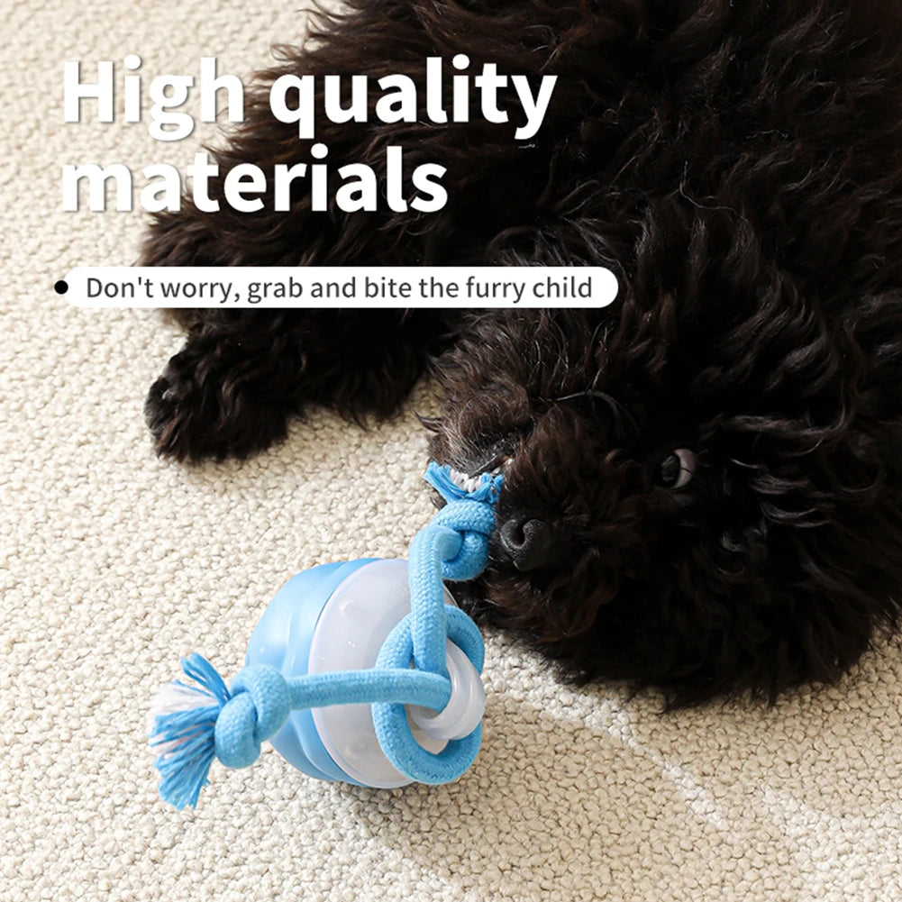 Interactive Dog Toys Ball Electric Rolling Ball with Rope Automatic Bouncing Ball 3 Modes Motion Activate Cat Toy Pet Supplies