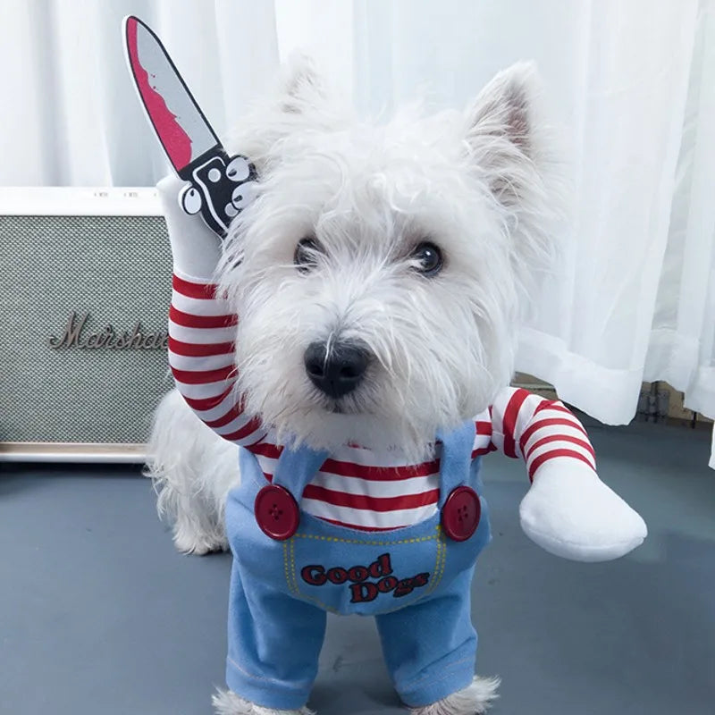 Funny Cat Clothes Dog Cat Cosplays Clothes Pet Jumpsuit Suit Dog Dress Chihuahua French Bulldog Dog Outfits Clothing
