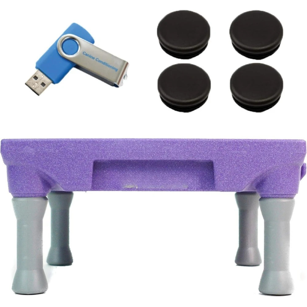 Training Kit, Professionally Designed Dog Platform and Accessories for Training and Agility and Accessories, Purple