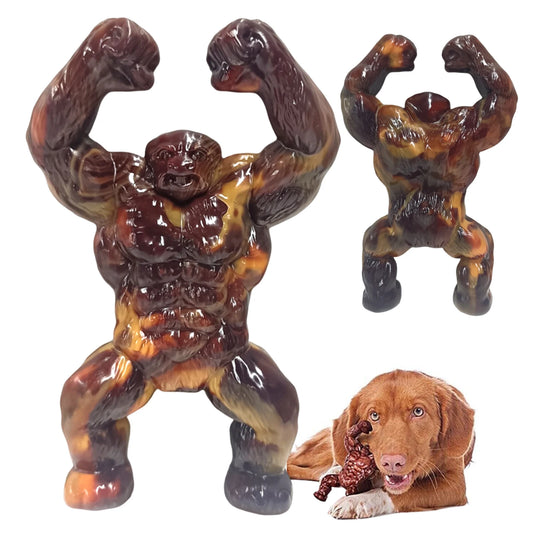 Gorilla Dog Toy Dog Teeth Grinding Toy Bite-resistant  Dog Toy Interactive Dog Toy for Medium/Large Dogs