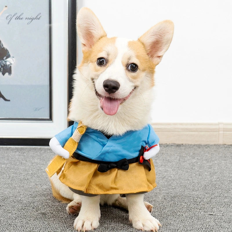 Funny Cat Clothes Dog Cat Cosplays Clothes Pet Jumpsuit Suit Dog Dress Chihuahua French Bulldog Dog Outfits Clothing