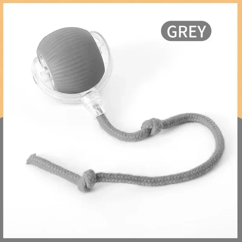 Self-satisfied cat toys that can be bitten by long-lasting smart cat balls automatically avoid pets with ropes and jump balls
