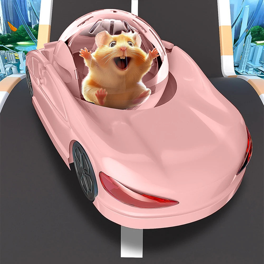 Hamster Running Ball Improve Muscle Strength Rolling Toy Car Exercise Wheel Fitness Wheel Toy Vehicle for Hamsters Gerbils