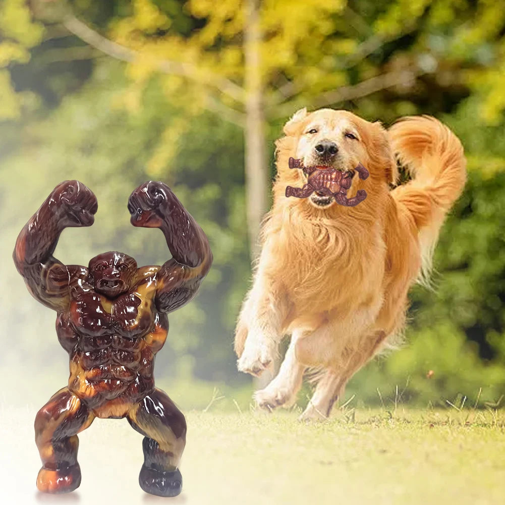 Gorilla Dog Toy Dog Teeth Grinding Toy Bite-resistant  Dog Toy Interactive Dog Toy for Medium/Large Dogs