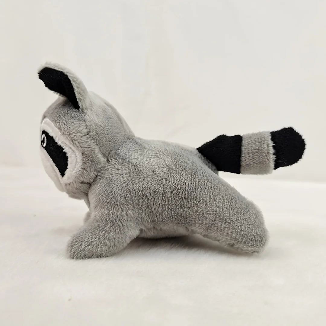 1pc Raccoon In Tree Design Pet Grinding Teeth Squeaky Plush Toy, Chewing Toy for Dog Interactive Supply, Hide And Seek, Suitable