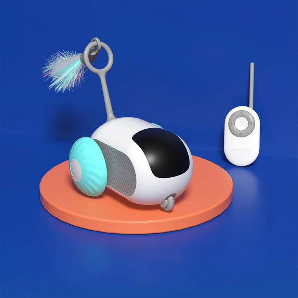 Remote Control Interactive Cat Toy Intelligent Automatic Electric Smart Sports Self-moving Balance Interactive Car Cat Toys