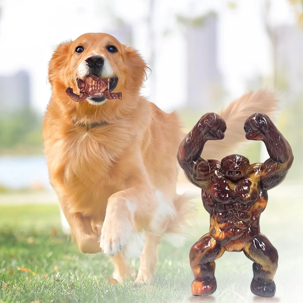 Gorilla Dog Toy Dog Teeth Grinding Toy Bite-resistant  Dog Toy Interactive Dog Toy for Medium/Large Dogs