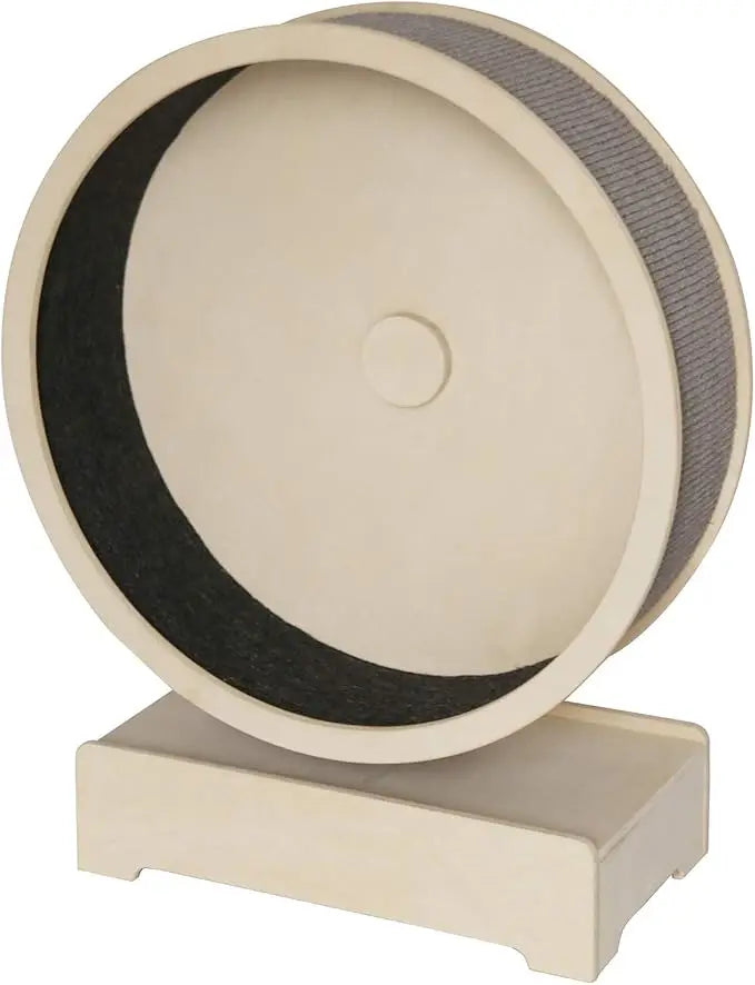 29.5 Spin-Kitty Cat Exercise Wheel - Indoor/Outdoor Treadmill for Running, Spinning, and Scratching