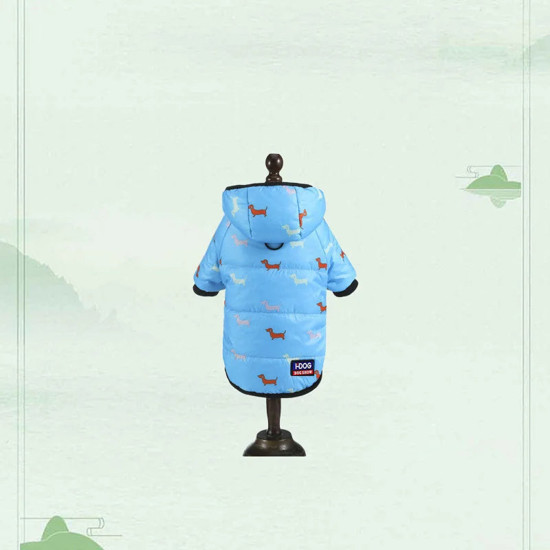 Autumn and winter pet clothing, Teddy bichon frise fleece, thickened and comfortable warm clothes, pet cat and dog supplies