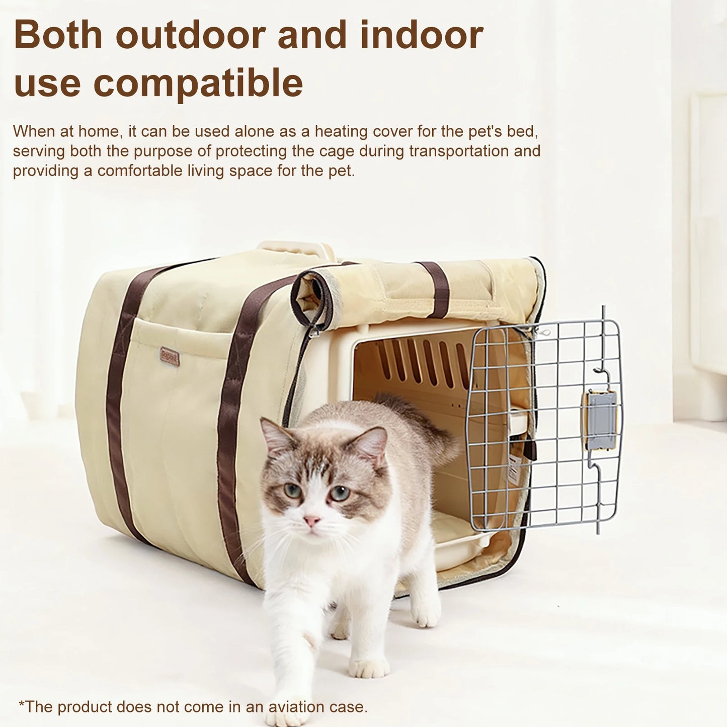 Polyester Travel Bag Breathable Mesh & Comfortable Strap Versatile Small Pet Bag for Small Dogs Cats and Puppies