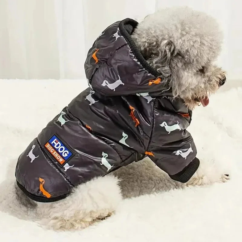 Dog Cat Coat Jacket Autumn and winter pet clothing, Teddy bichon frise fleece, thickened and comfortable warm clothes, pet cat a