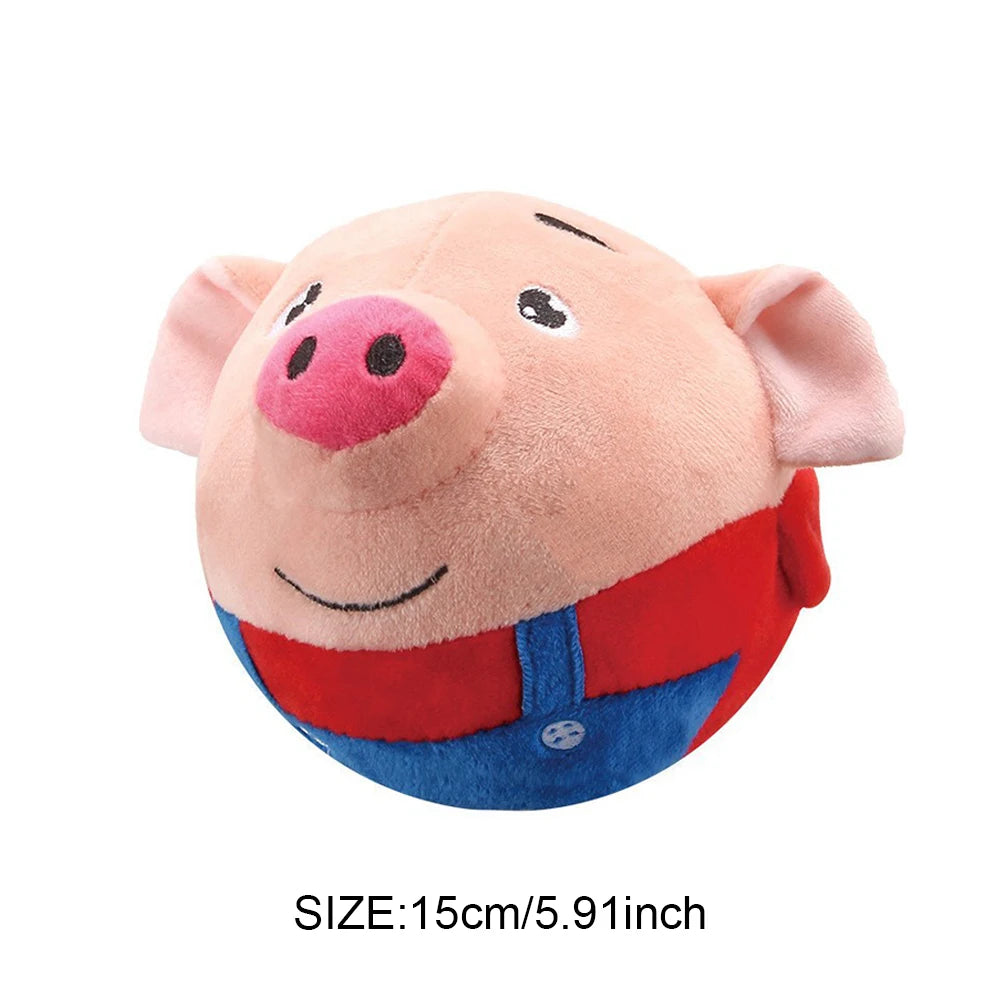 Electric Pet Smart Cat Toy Bite Resistant Funny Interactive Squeaky Toys Self-Moving Chewable for Dog Indoor Playing