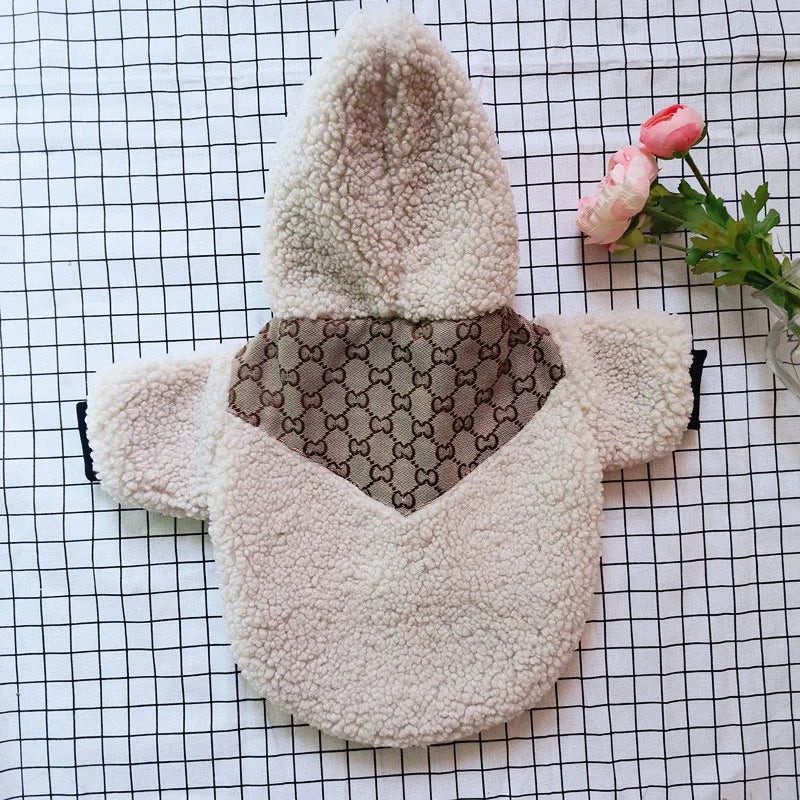Trendy Brand Pet Coat Foreign Trade Autumn And Winter Warm New Clothes Small Dog Clothing French Combat Teddy Bear Schnauzer