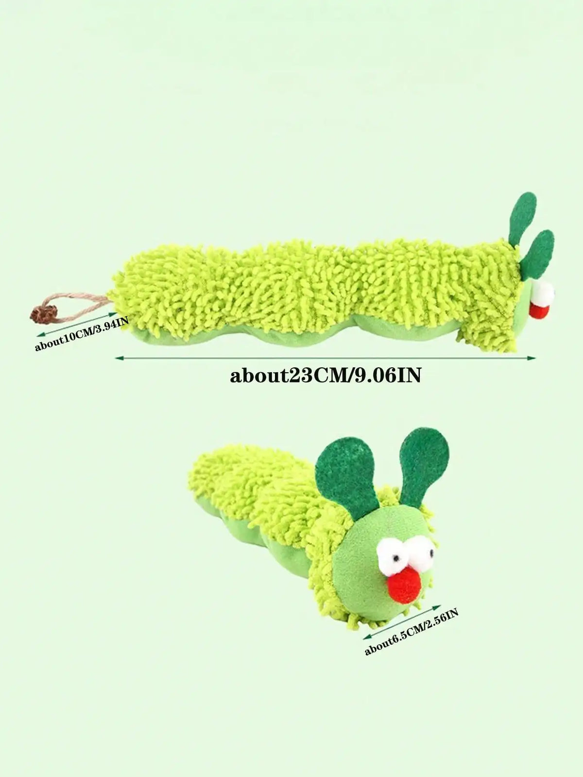 Cat Toy Bionic Caterpillar Catnip Pillow, Caterpillar Cat Doll With Gall Fruit, Self-Entertainment Bionic Teaser Wand, Plush Doll Pillow Pet Supplies