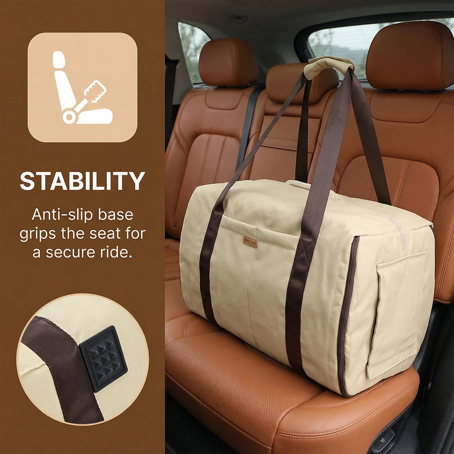 Polyester Travel Bag Breathable Mesh & Comfortable Strap Versatile Small Pet Bag for Small Dogs Cats and Puppies