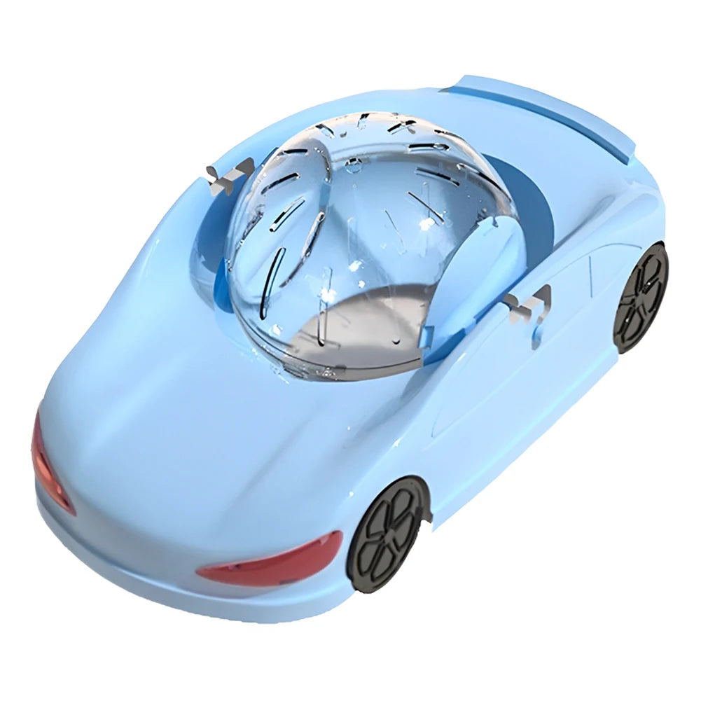 Hamster Running Ball Improve Muscle Strength Rolling Toy Car Exercise Wheel Fitness Wheel Toy Vehicle for Hamsters Gerbils