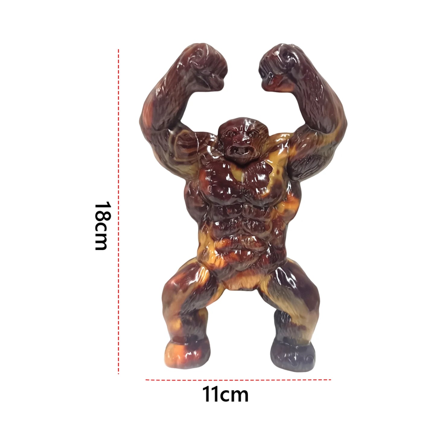 Gorilla Dog Toy Dog Teeth Grinding Toy Bite-resistant  Dog Toy Interactive Dog Toy for Medium/Large Dogs