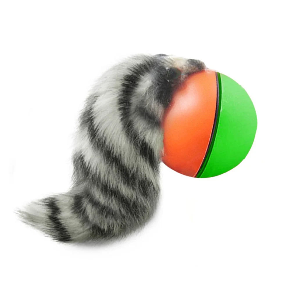 Electric Beaver Weasel Rolling Ball Pet Dog Cat Interactive Chasing Toys Random