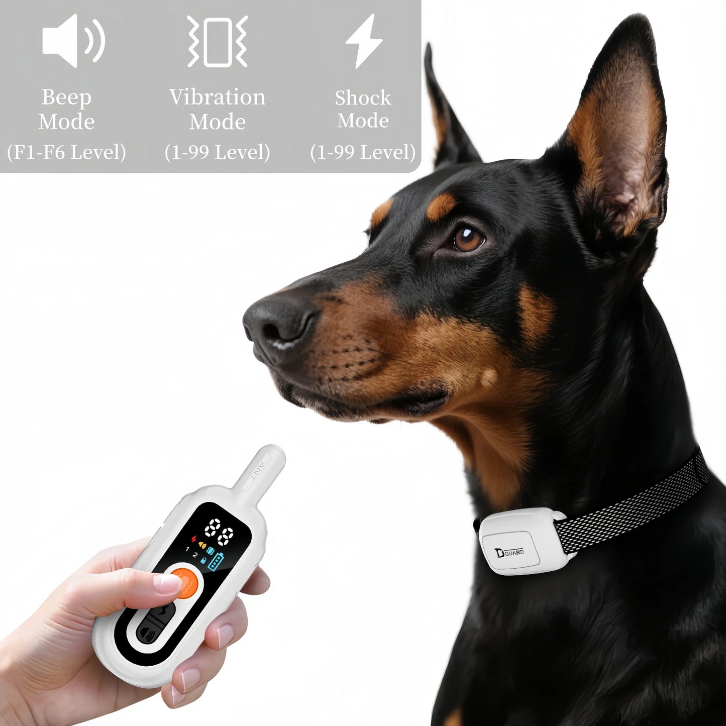 YHLC 3300ft Automatic Anti Barking Dog Collar, Rechargeable Bark Stopper, Stop Barkin, Electric Training Collar for Dog