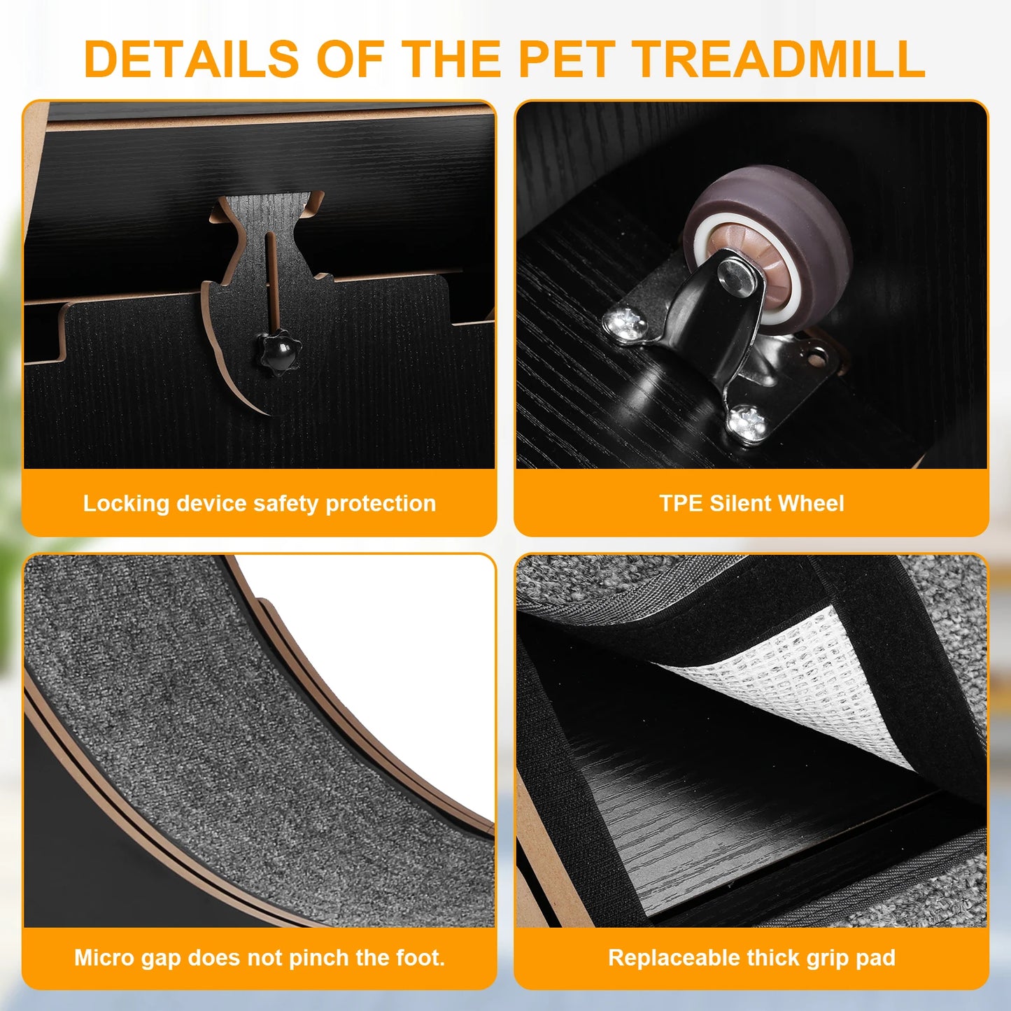 Cat Wheel Cat Treadmill Cat Exercise Wheel Fitness Roller Cat Climbing Frame for Indoor Cats Physical Exercise Activity