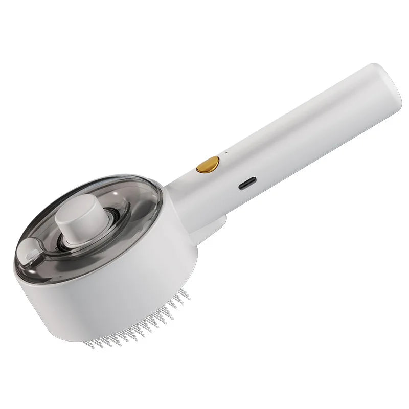 Pet Spray Massage Comb One-Click Hair Removal Comb for Cats and Dogs Cat Hair Comb Uv Bactericidal Mite Removal Comb for Cats